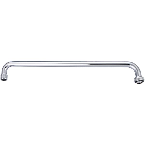 18" Swivel Tube Spout With Aerator, Polished Chrome